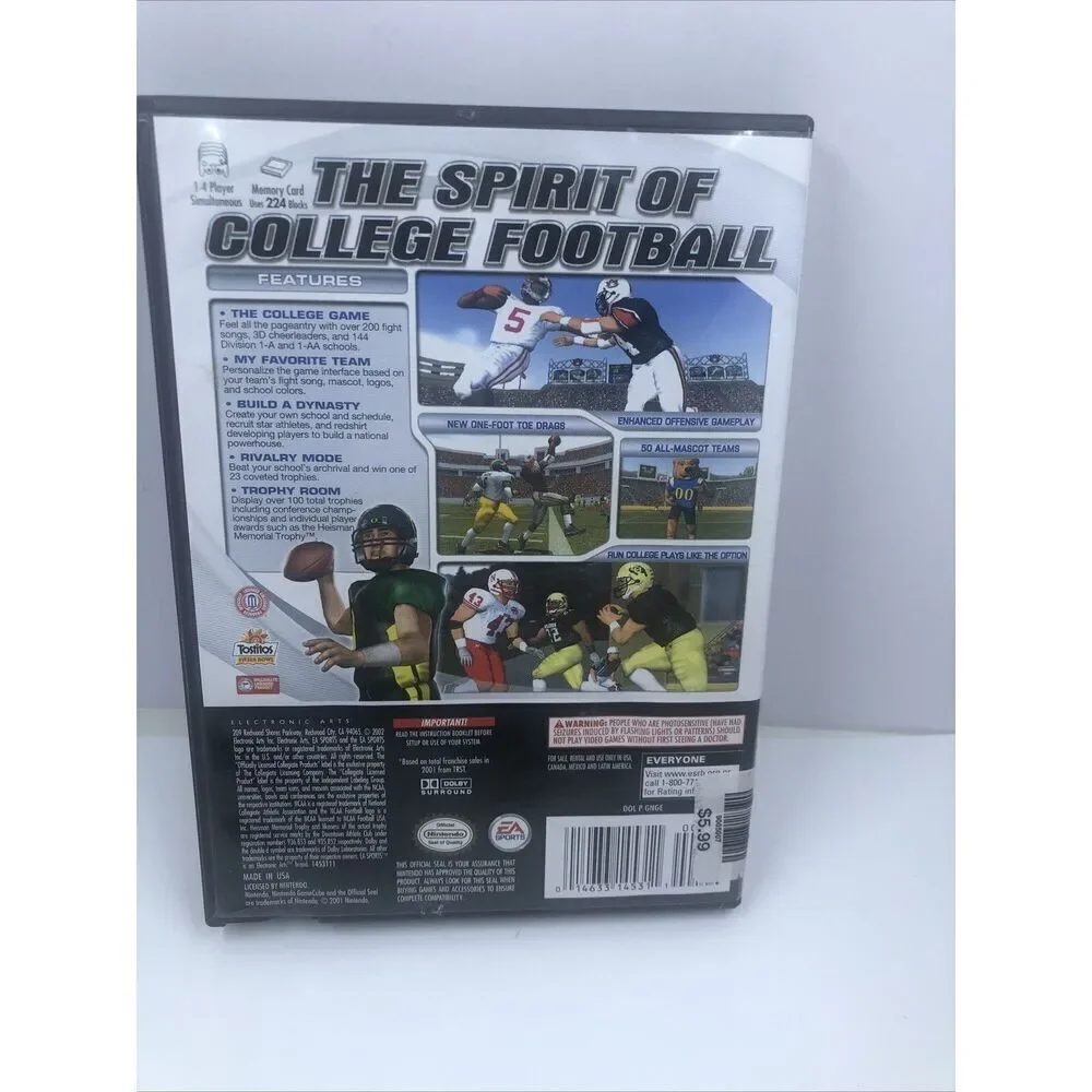 *NCAA Football 2003 (Nintendo GameCube, 2002)